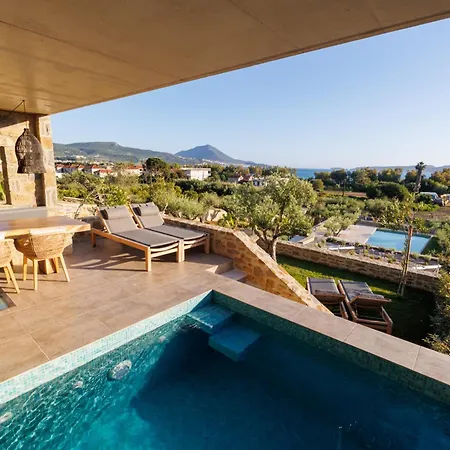 Hills - Luxury With Private Pool, Garden & Seaview Tatil Evi Gialova