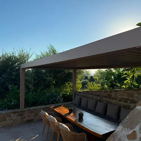 Gialova Hills - Luxury Villa With Private Pool, Sauna, Garden & Seaview Ferienhaus Gialova